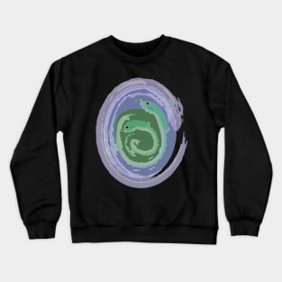 ABSTRACT AND FISH Crewneck Sweatshirt